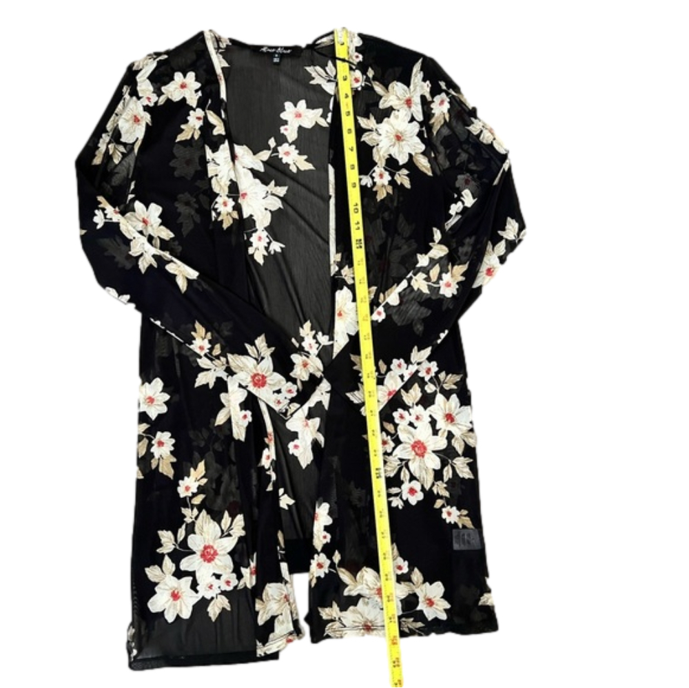Alice Blue Shear Floral Cover Up size small